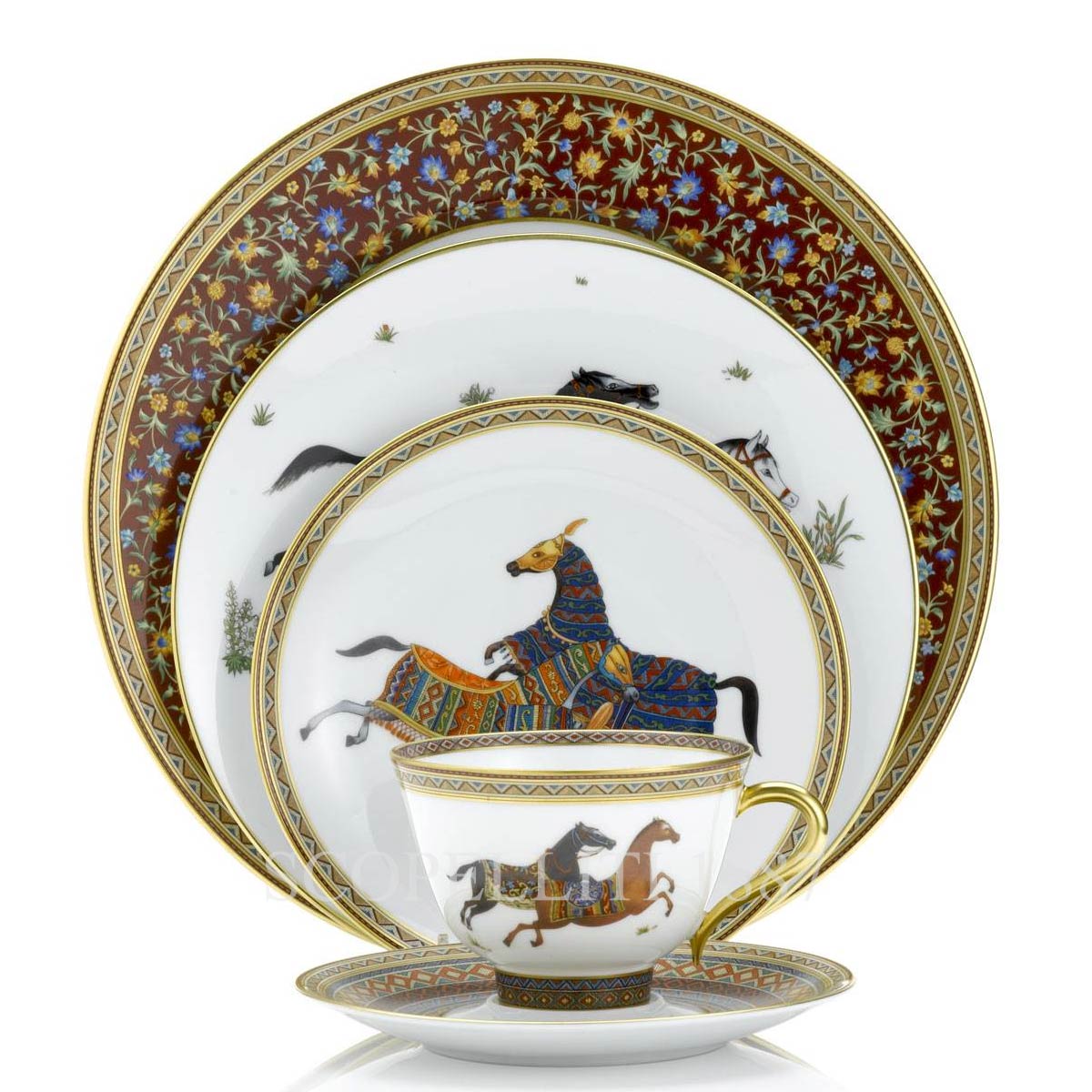 Hermes Dinner Set Cheval d'Orient 1