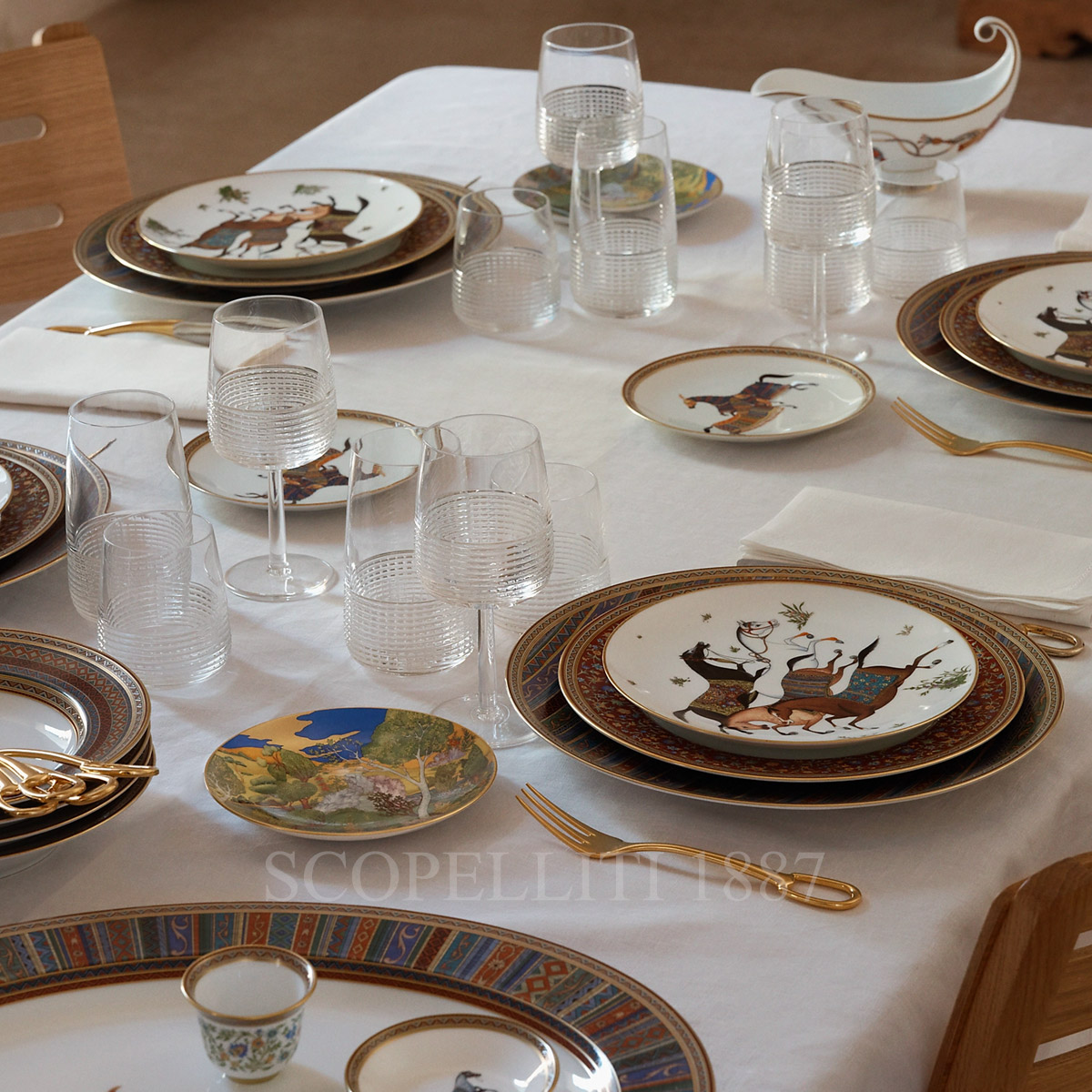 Hermes Dinner Set Cheval d'Orient 2