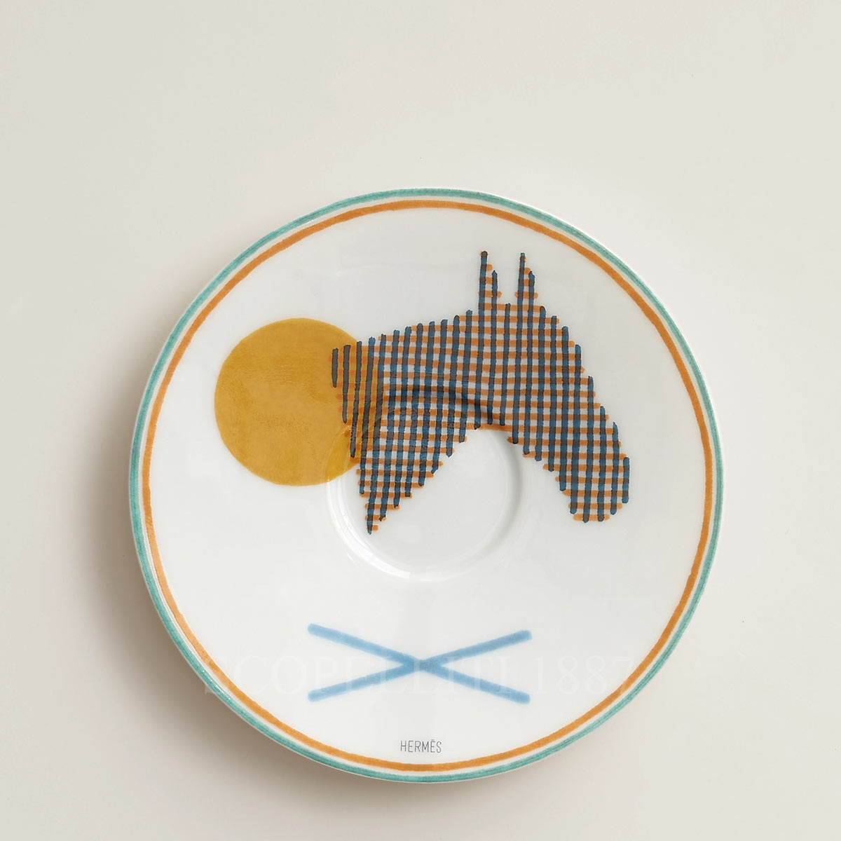 Hermes Coffee Cup and Saucer Saut - Set of 2 3