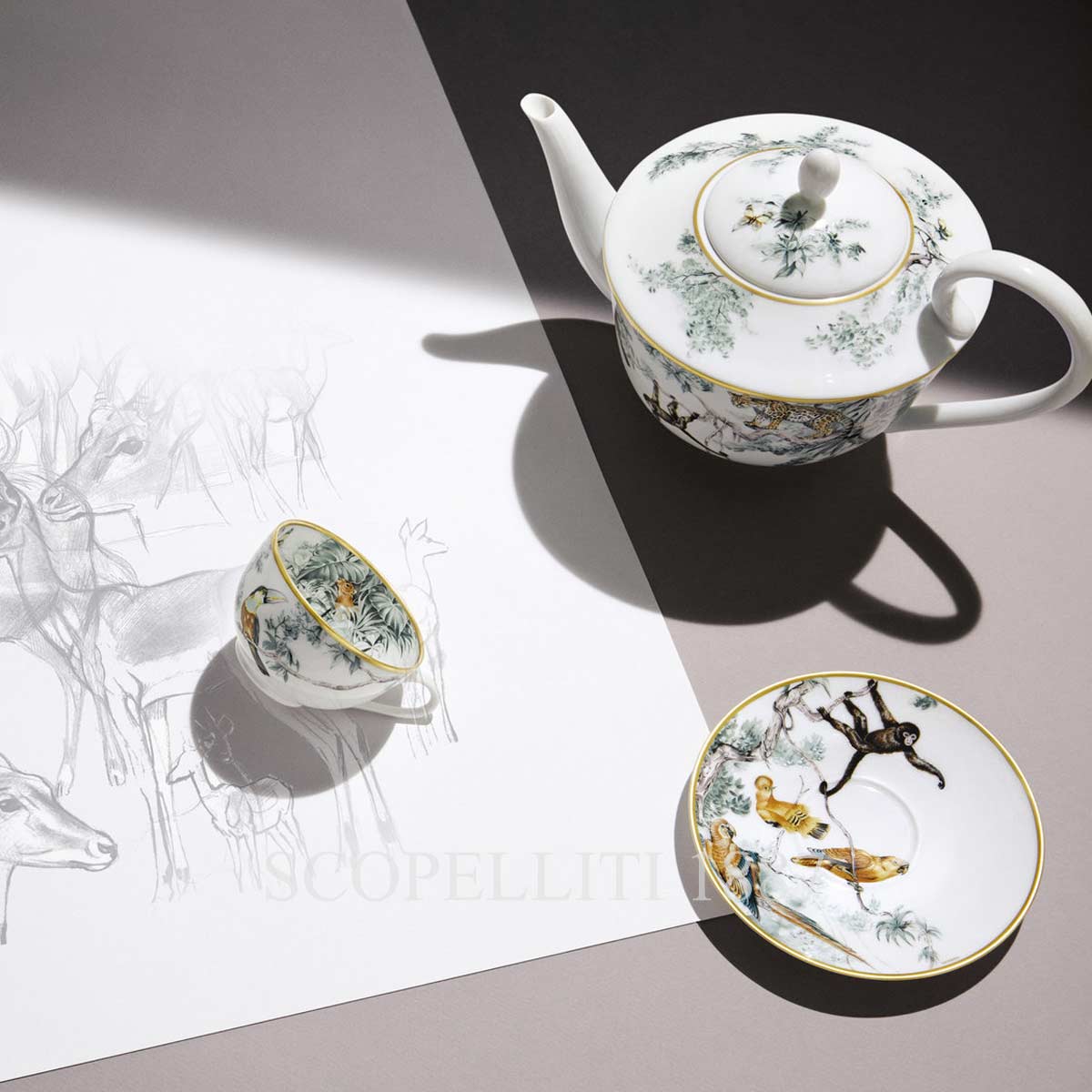 Hermès Tea Set Carnets d’Equateur 2