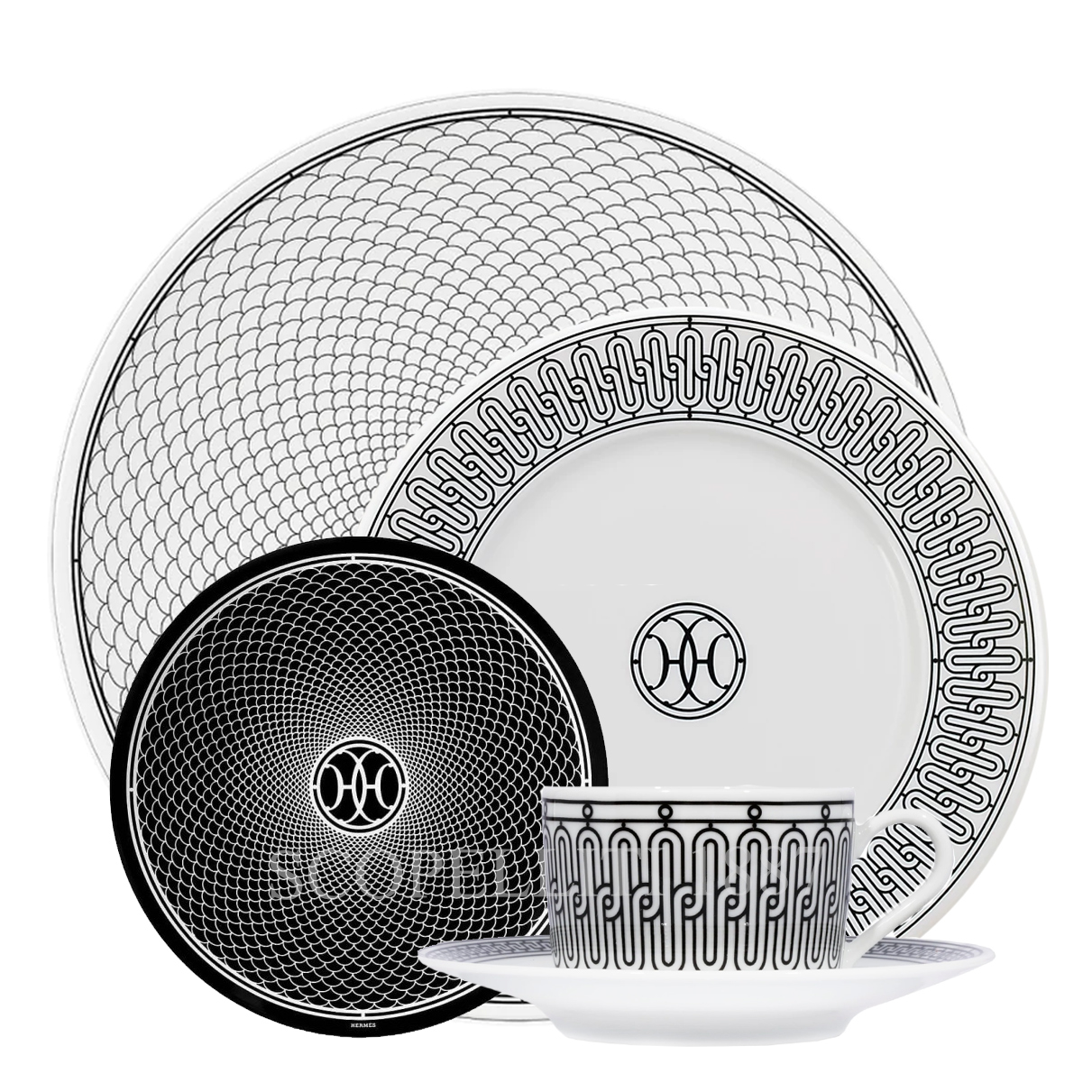 Hermès H Deco 5-Piece Place Setting 1