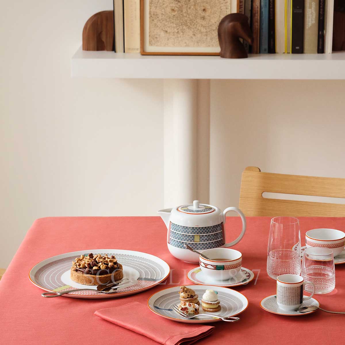 Hermes Tea Set Tressages Equestres 2
