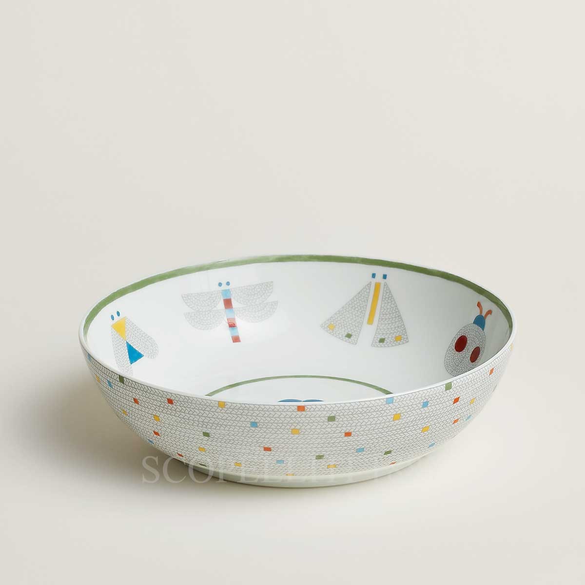 Hermes Cereal Bowl Animaux Nattes - Set of 2 4