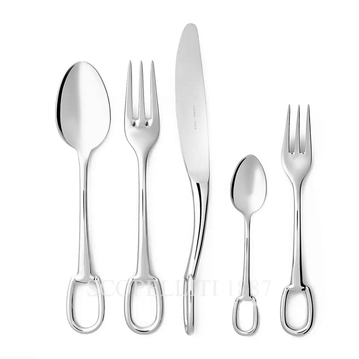 Hermes Hermès Attelage 5-Piece Stainless Steel Flatware 1