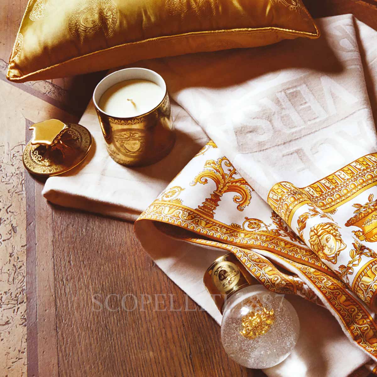 VERSACE Versace Golden Medusa Canape Dish 2