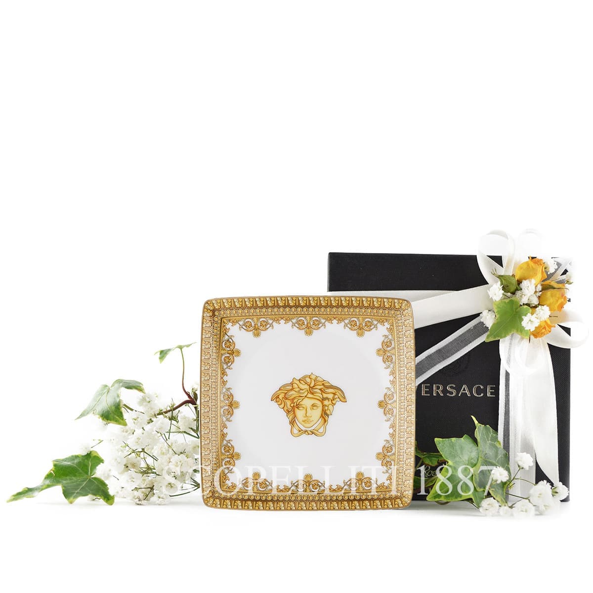VERSACE Versace Canape Dish I Love Baroque White 2