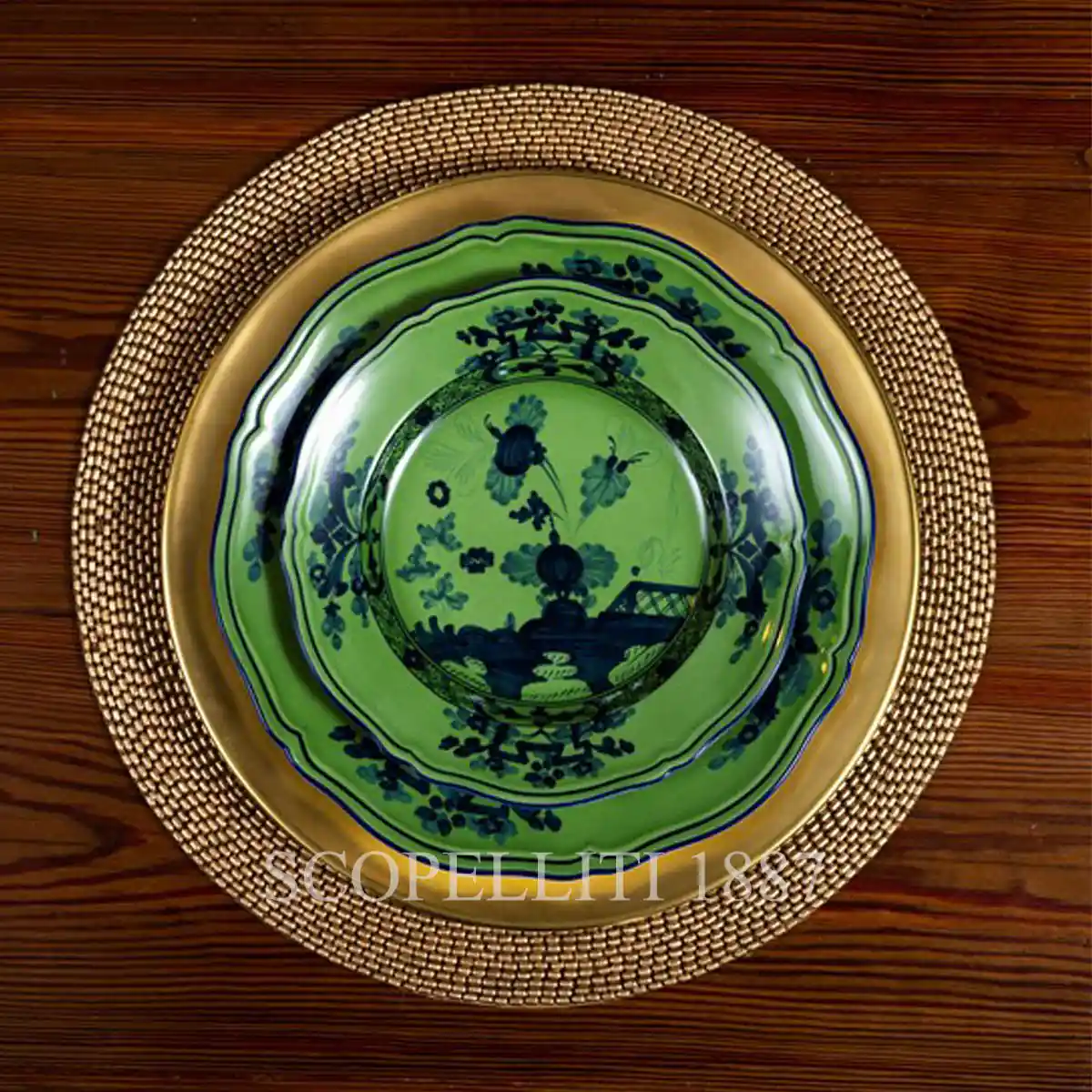GINORI 1735 Ginori 5 piece Place Setting Oriente Italiano Malachite 2