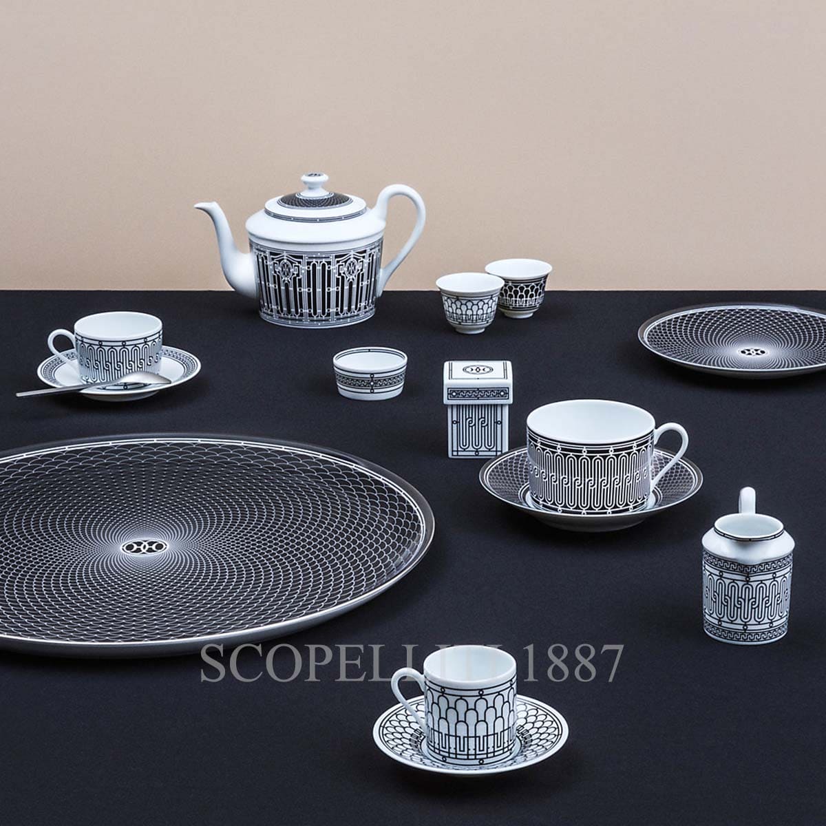 Hermes Hermès H Deco Soy Dish Set of 2 3