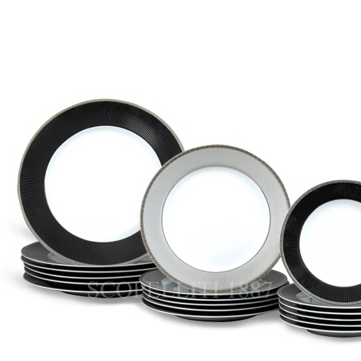 Christofle Christofle Metropolis Gris Dessert Plate 2