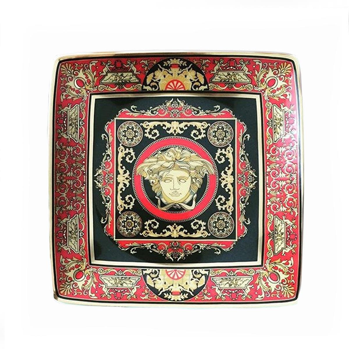 VERSACE Versace Medusa Canape Dish Red 1