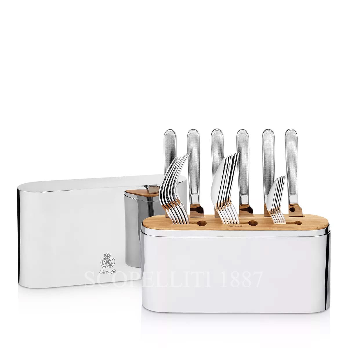 Christofle Christofle Concorde Cutlery Set 24 pcs Stainless Steel 1