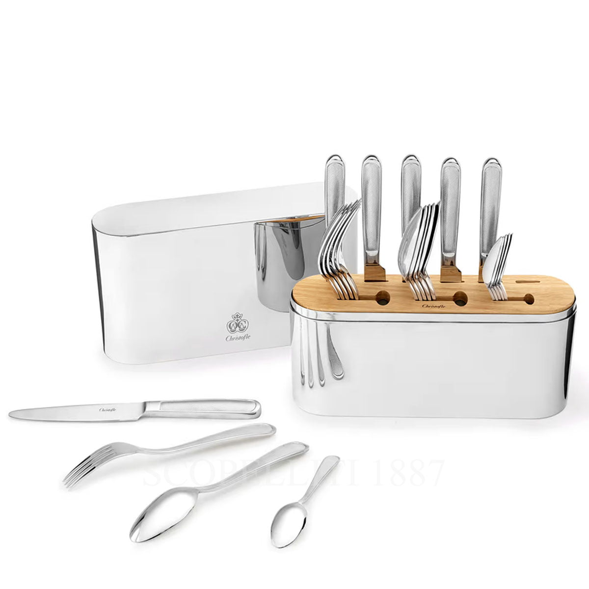 Christofle Christofle Concorde Cutlery Set 24 pcs Stainless Steel 4