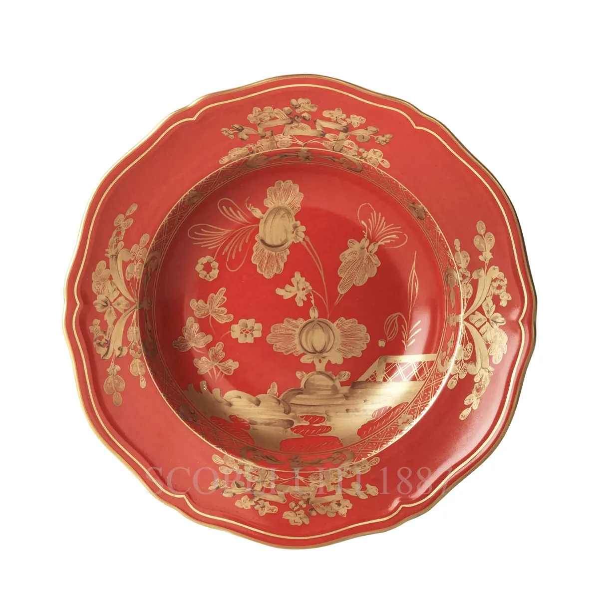 GINORI 1735 Ginori 1735 Soup Plate Oriente Italiano Rubrum 1