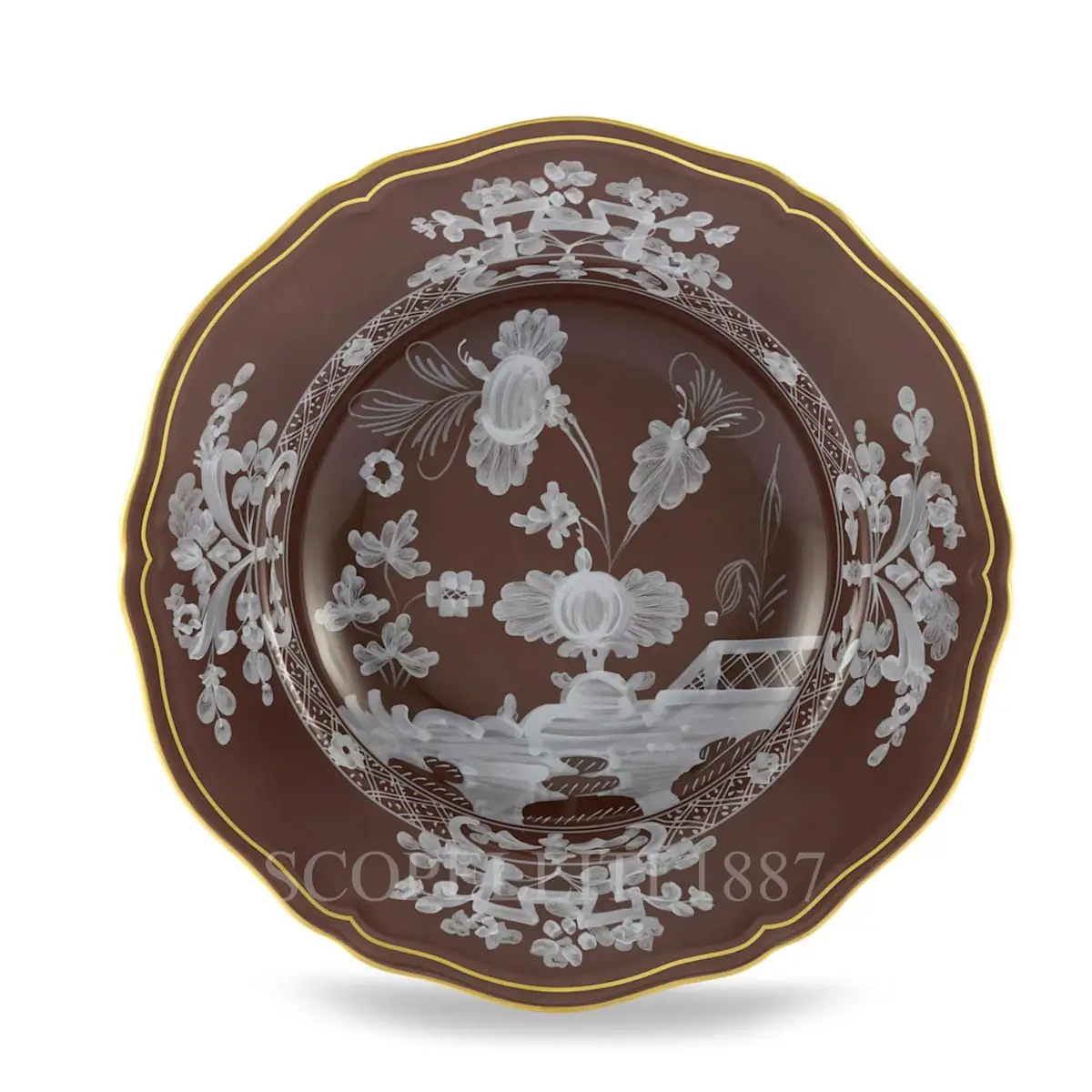 GINORI 1735 Ginori 1735 Oriente Italiano Castagna Soup Plate 1