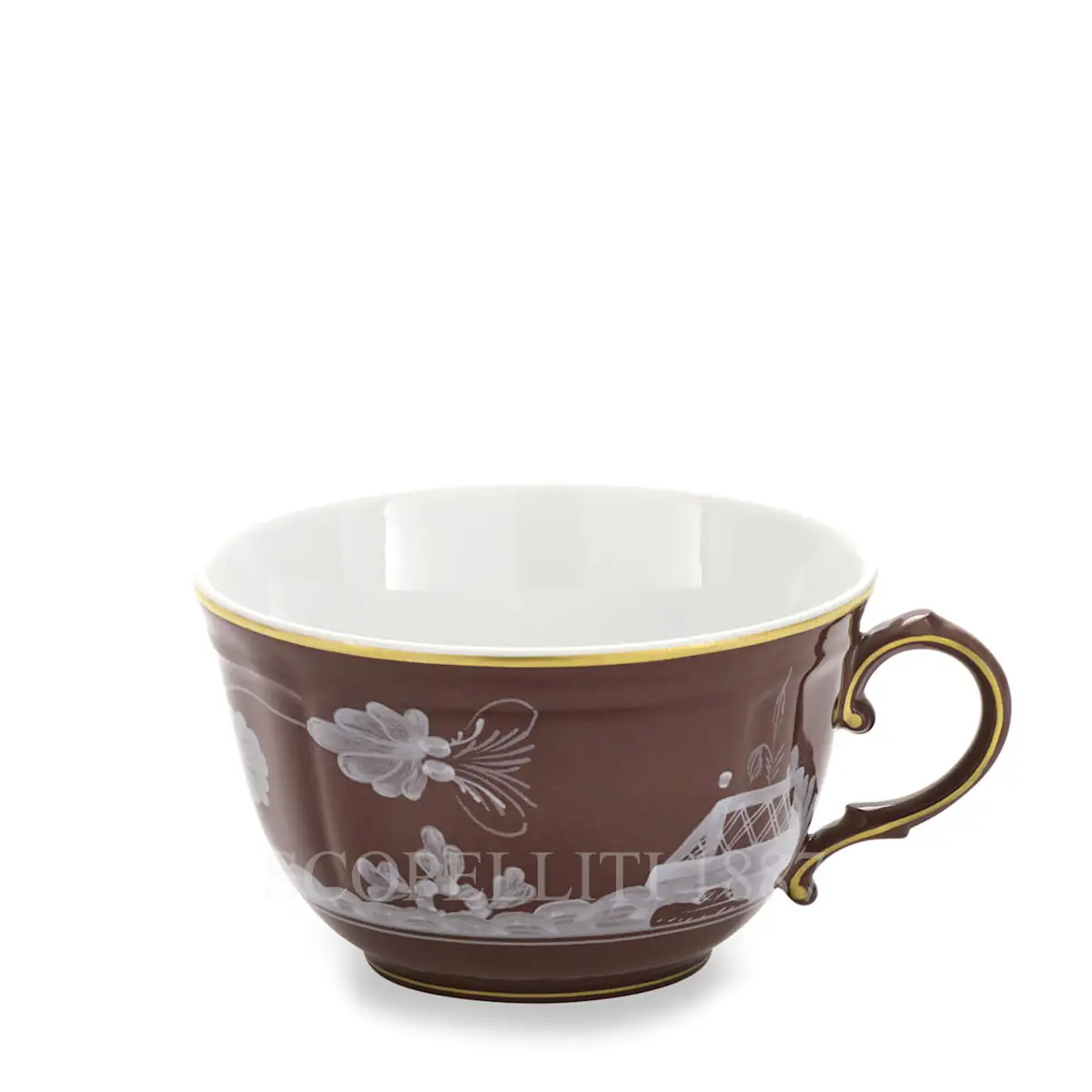 GINORI 1735 Ginori 1735 Oriente Italiano Castagna Tea Cup and Saucer 2