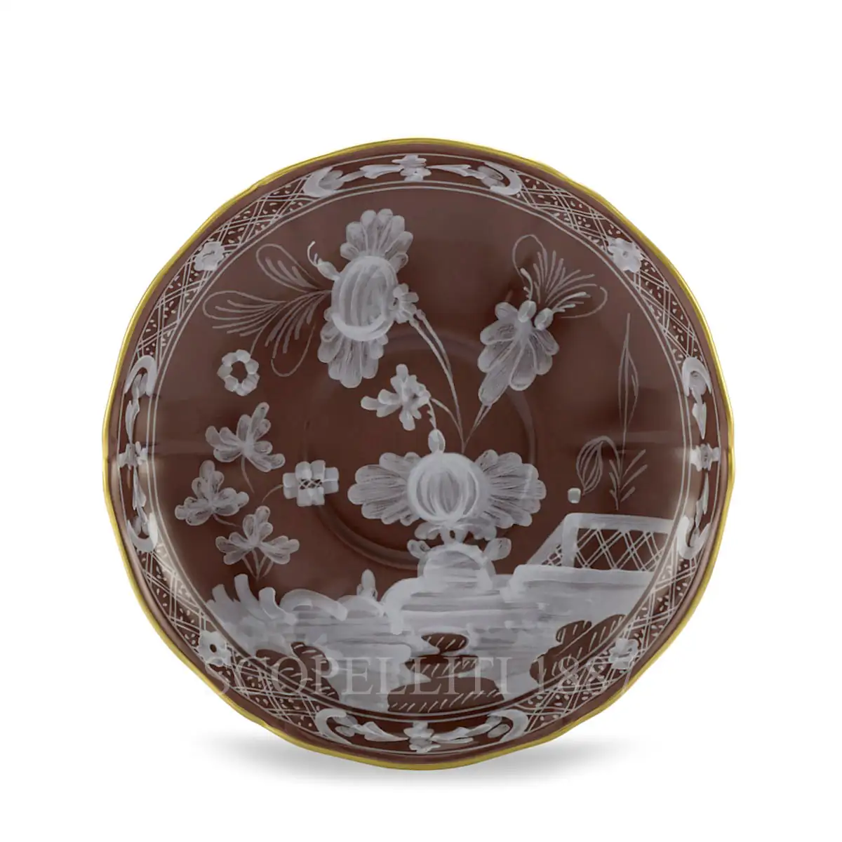 GINORI 1735 Ginori 1735 Oriente Italiano Castagna Tea Cup and Saucer 4