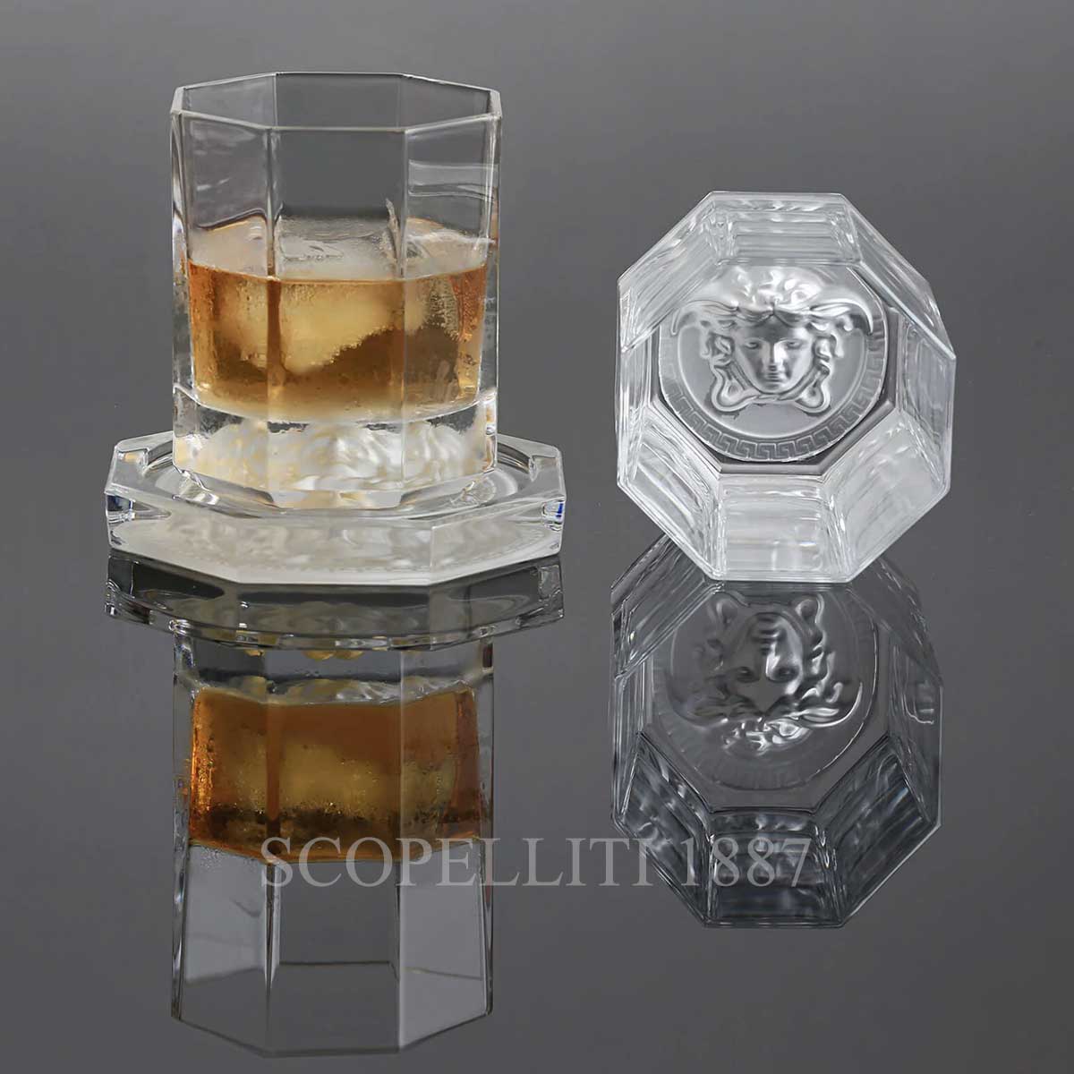 VERSACE Versace Set of 2 Whisky Tumblers Medusa Lumiere 3