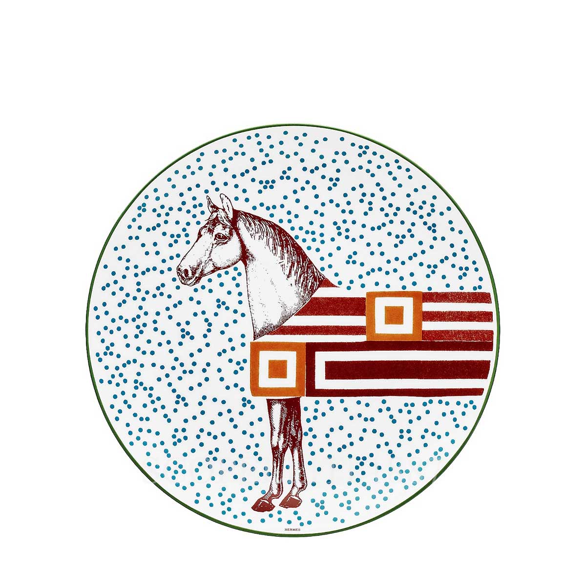 Hermes Hermes Hippomobile Set of 6 Dessert Plates 5