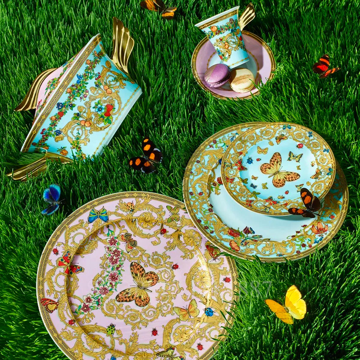 VERSACE Versace Butterfly Garden Service plate 30 cm 2