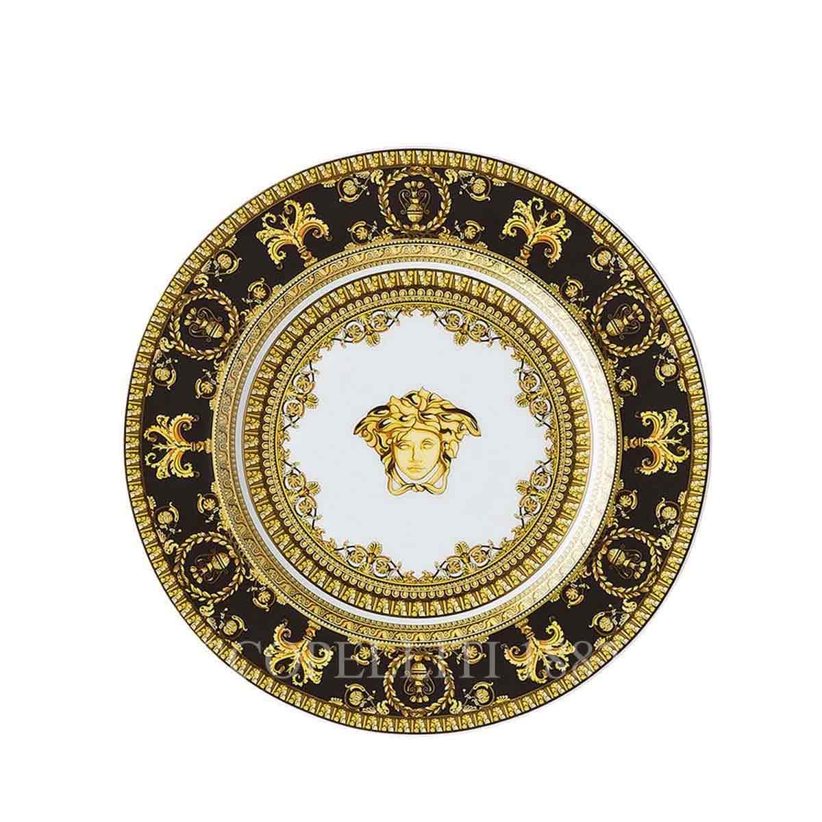 VERSACE Versace I Love Baroque Bread Plate Black 1