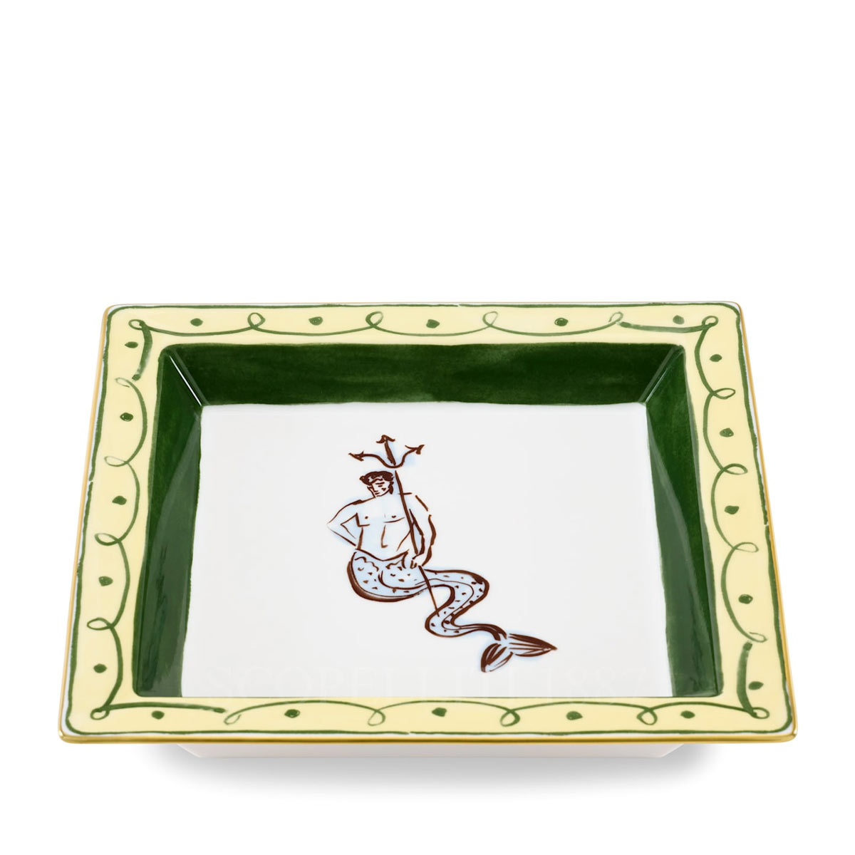 GINORI 1735 Ginori Il Viaggio di Nettuno Change Tray Trident 2