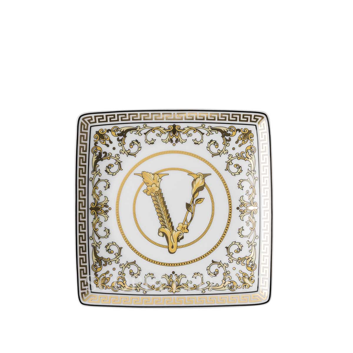 VERSACE Versace Canape Dish Virtus Gala White 1