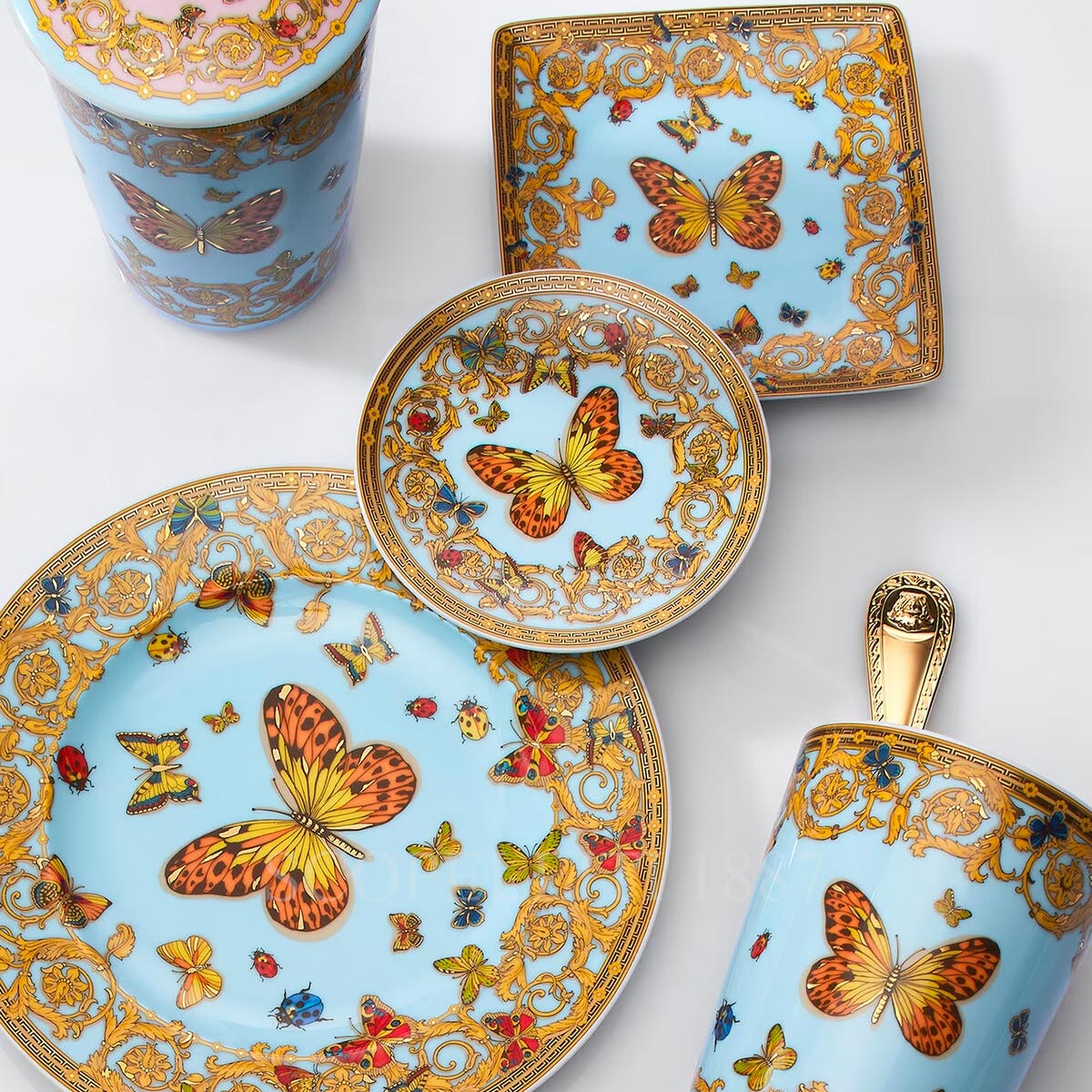 VERSACE Versace Butterfly Garden Plate 10 cm 3