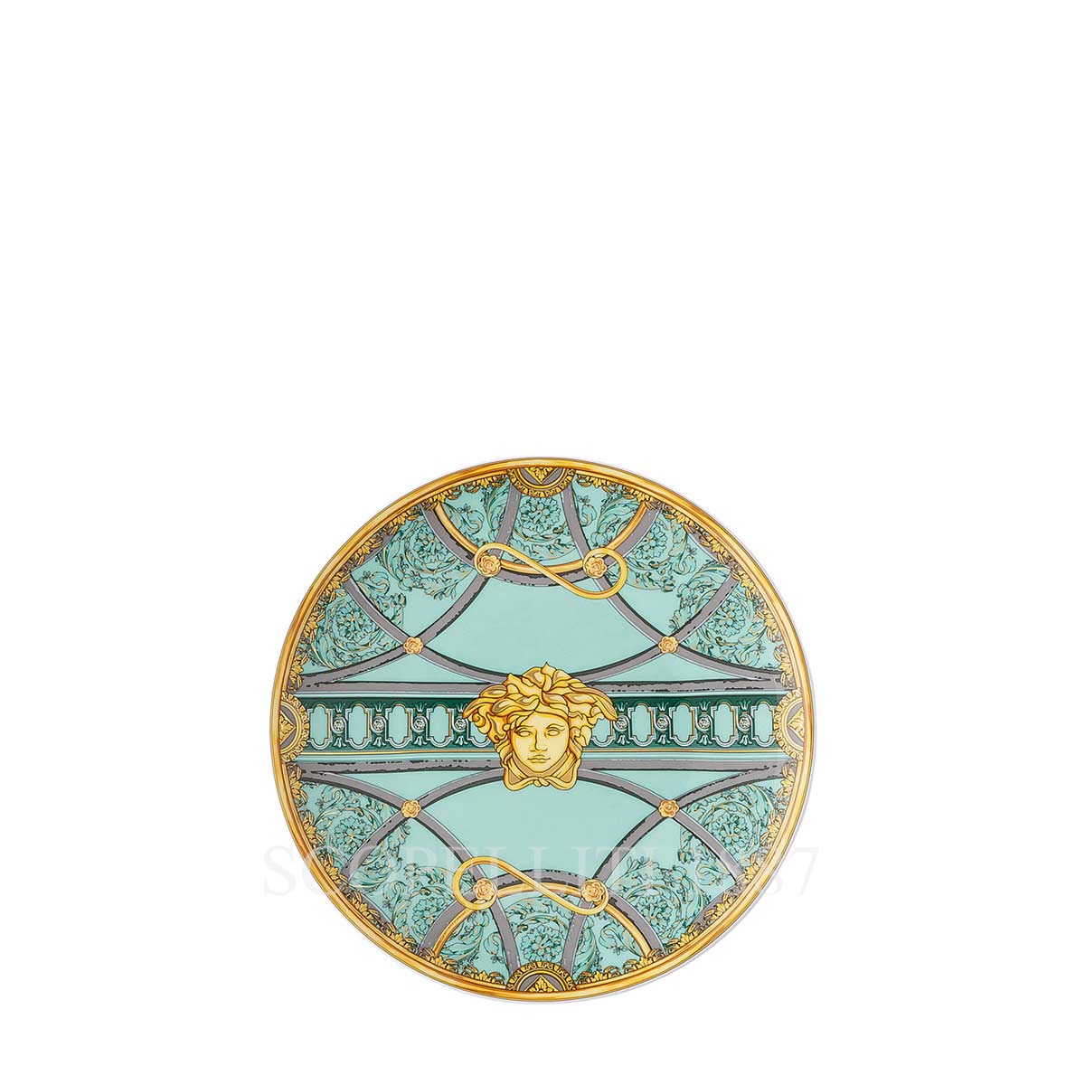 VERSACE Versace Plate 17 cm Scala del Palazzo Green 1