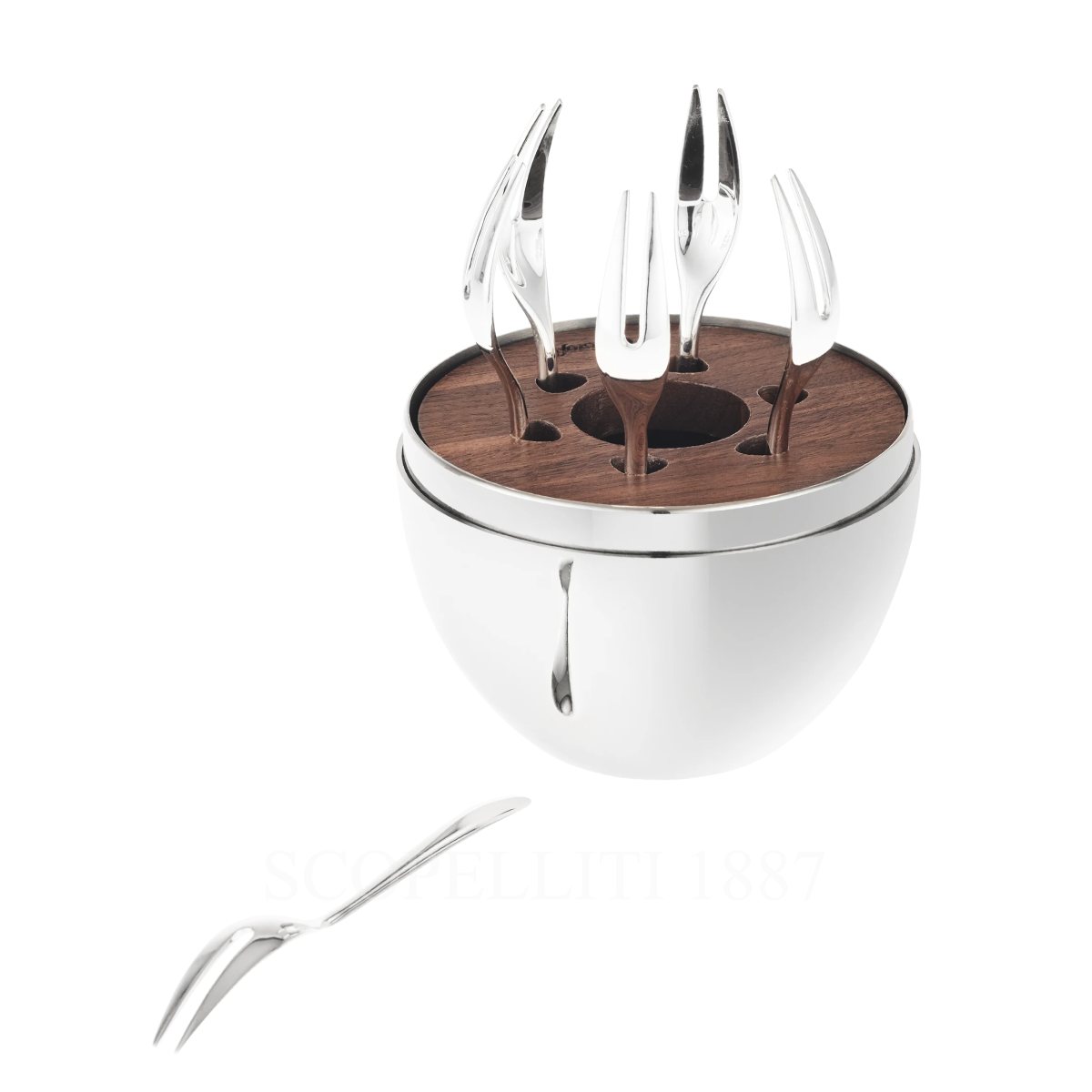 Christofle Christofle Mood Yummy Cocktail Forks Set - Silver Plated 3