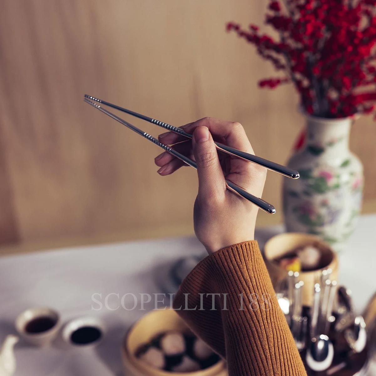 Christofle Christofle Mood Asia Cutlery Set with Chopsticks 2