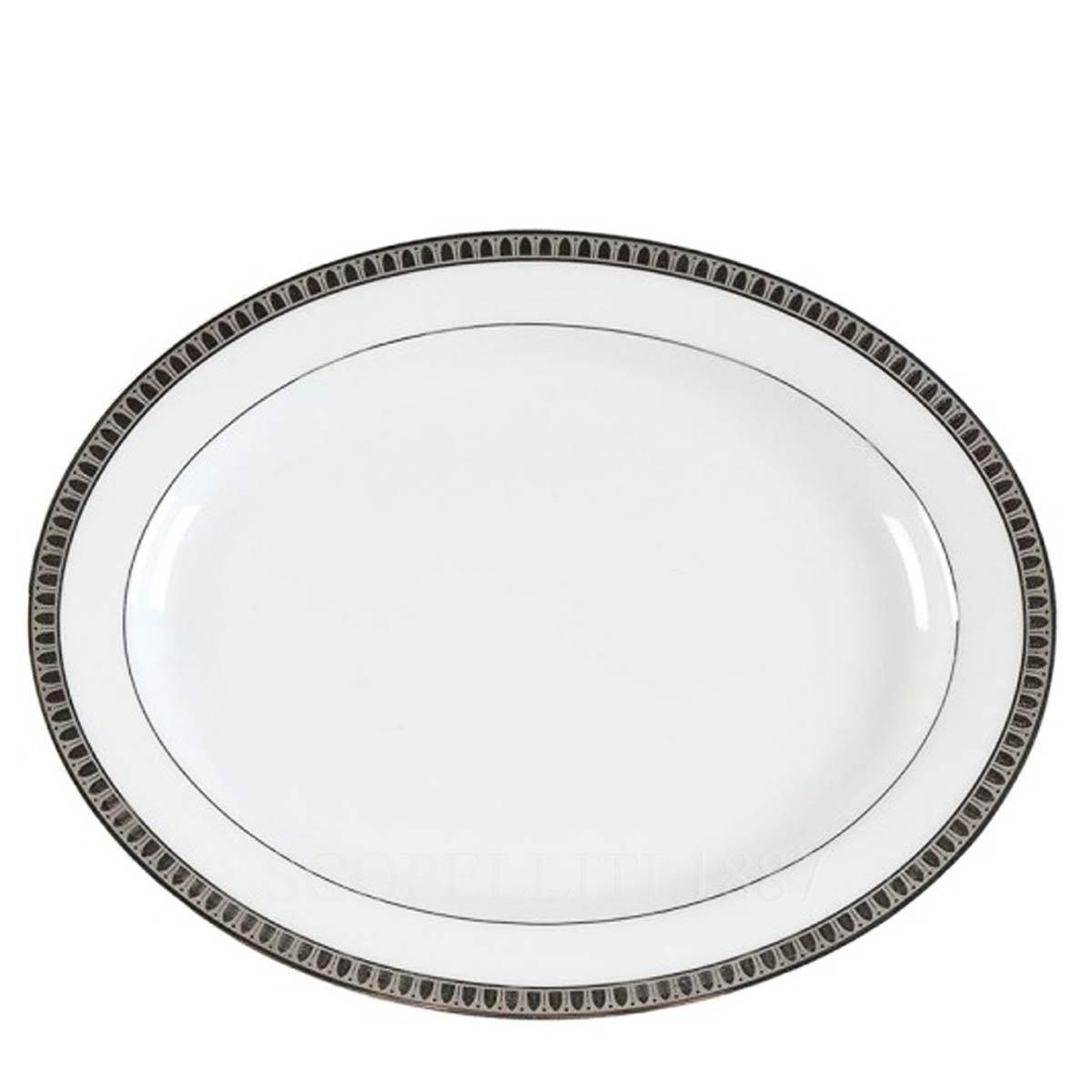 Christofle Christofle Malmaison Platinum Oval Platter 1