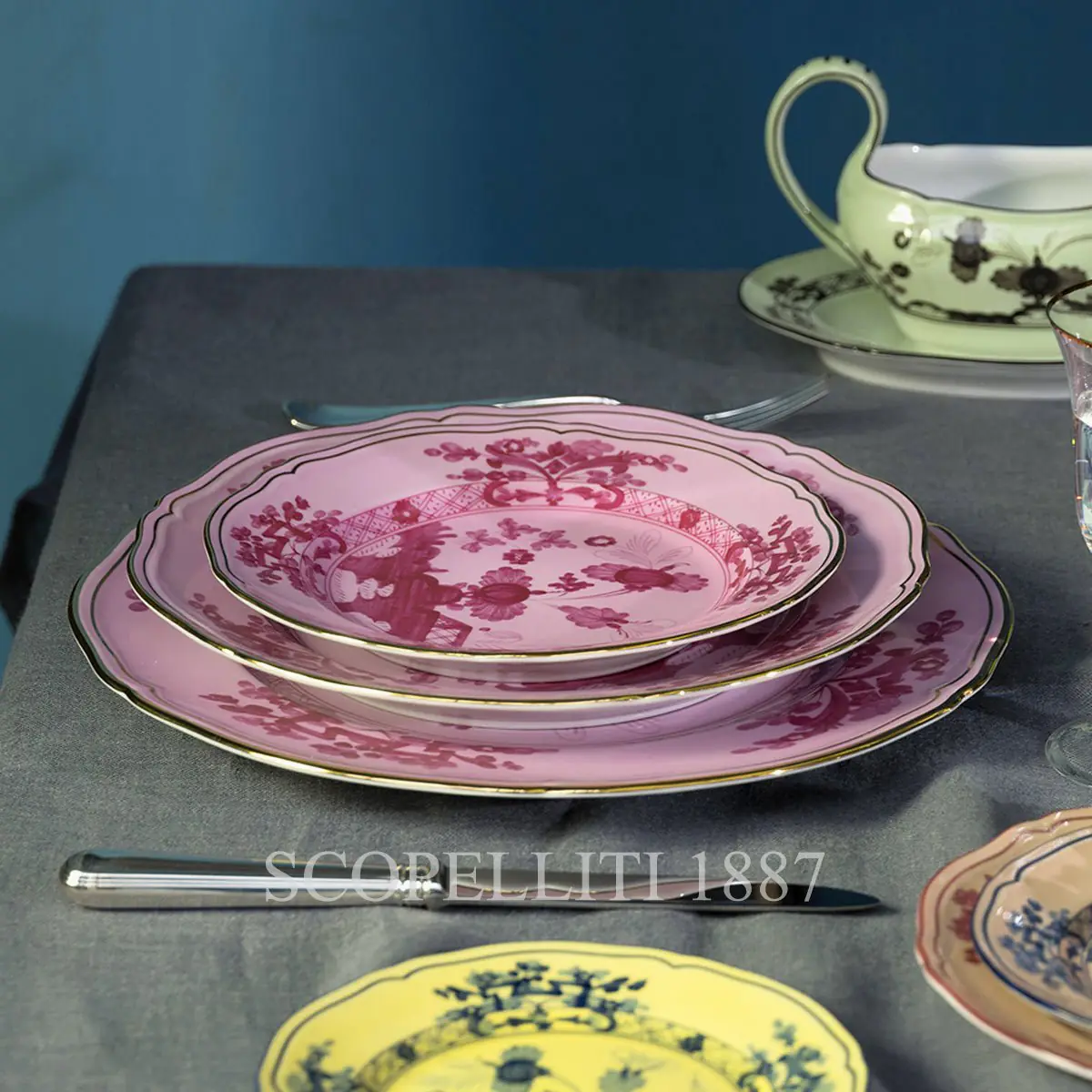 GINORI 1735 Ginori 5 piece Place Setting Oriente Italiano Porpora 4