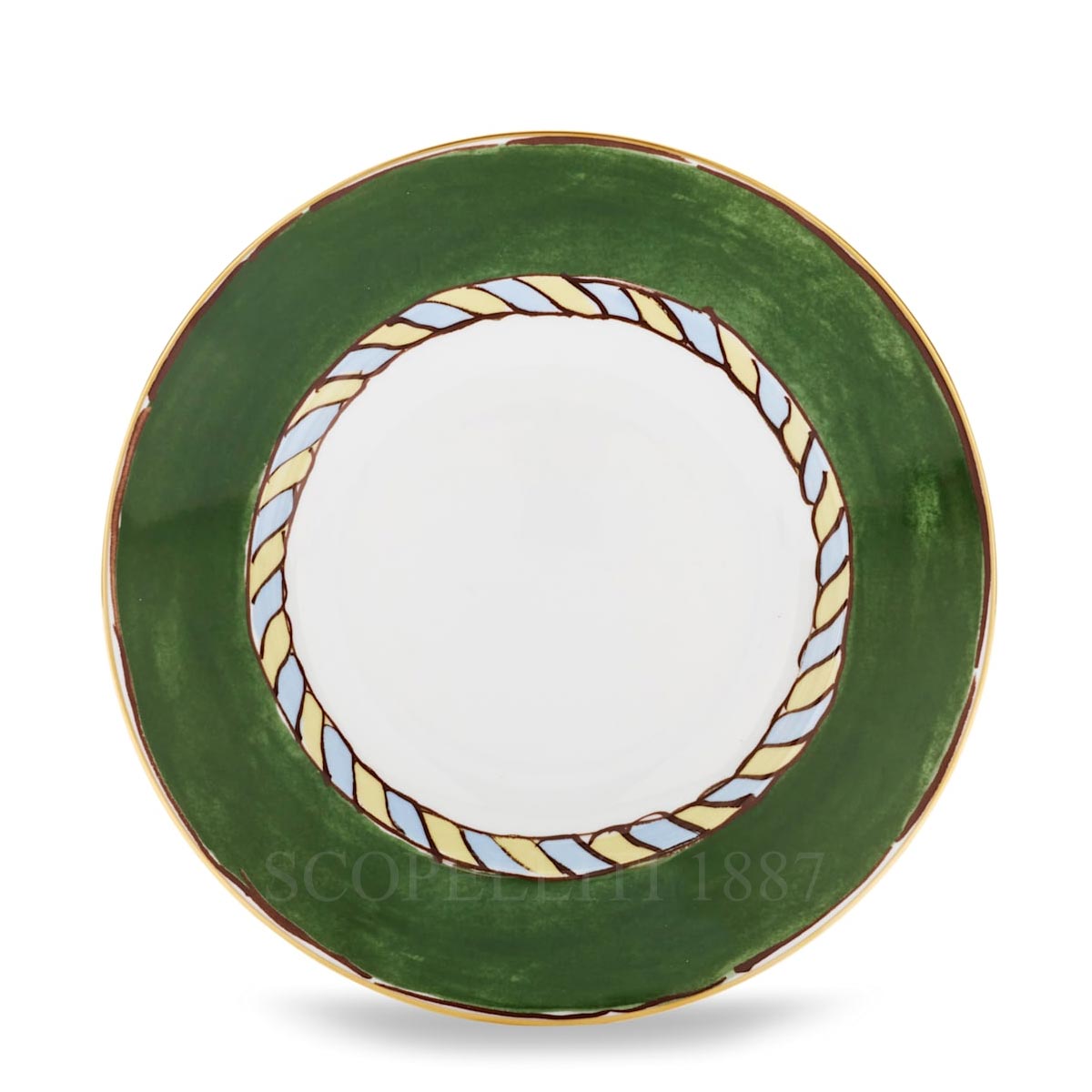 GINORI 1735 Ginori Il Viaggio di Nettuno Soup Plate Amalfi Lemon 1
