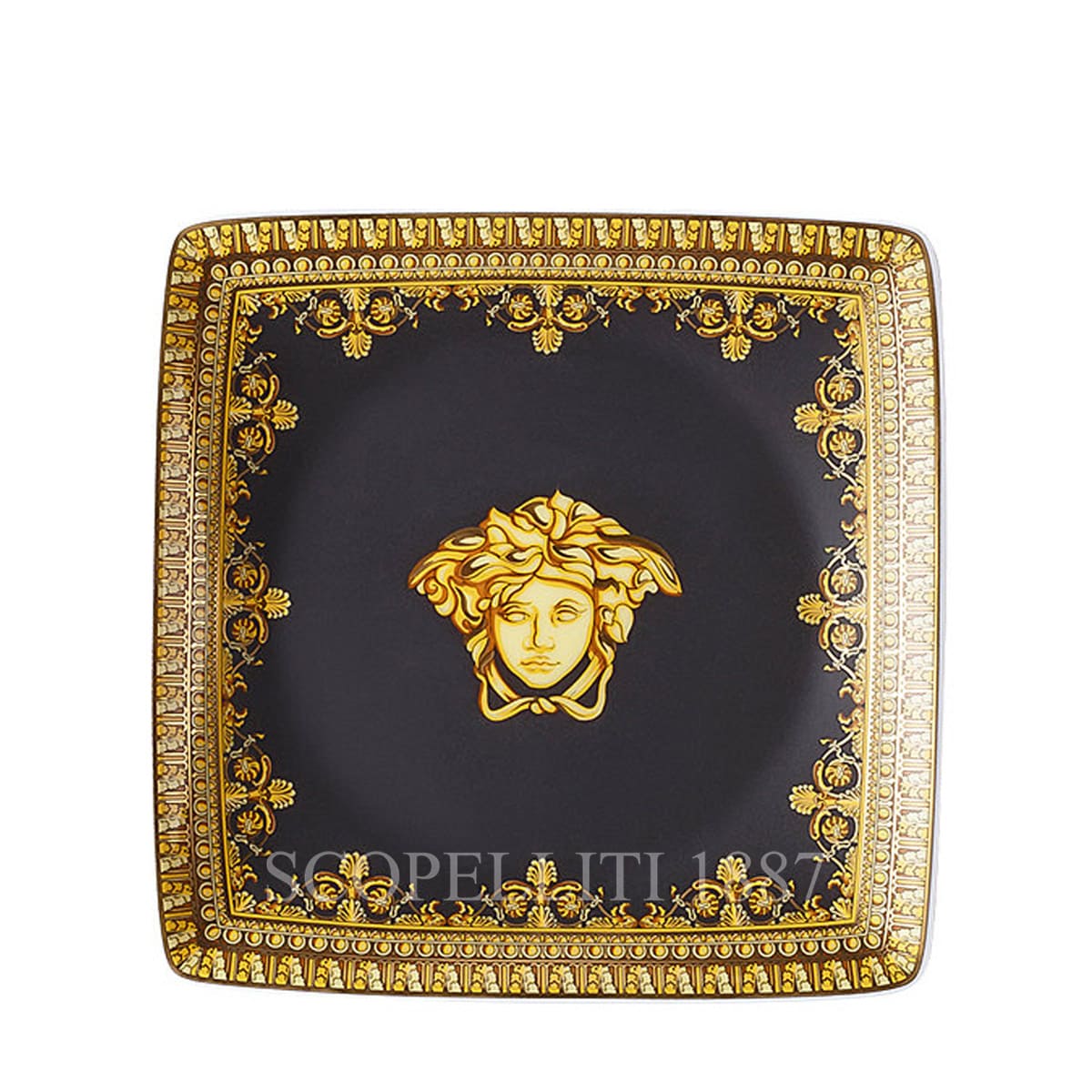 VERSACE Versace Canape Dish I Love Baroque Black 1