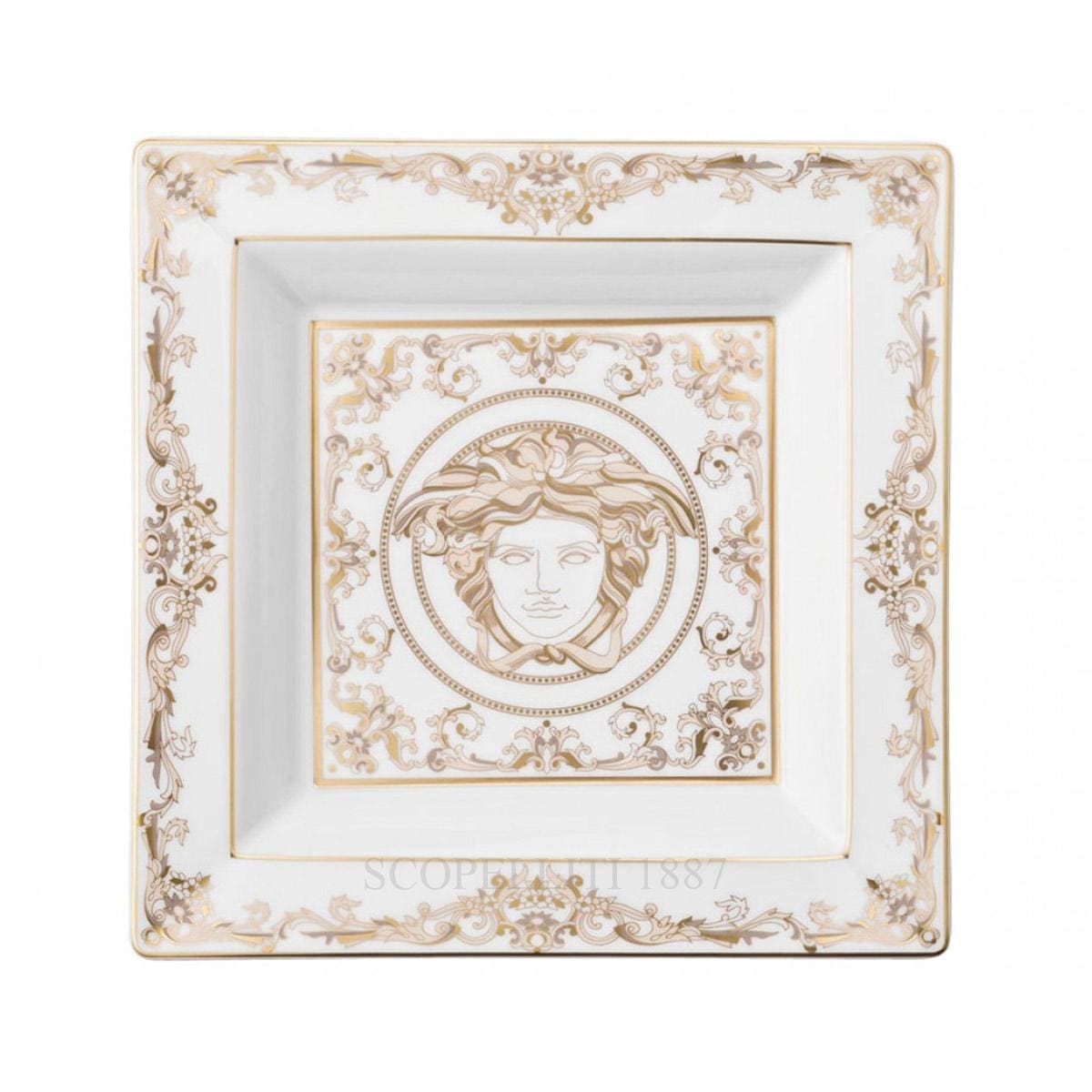 VERSACE Versace Medusa Gala Square Dish 22 cm 1