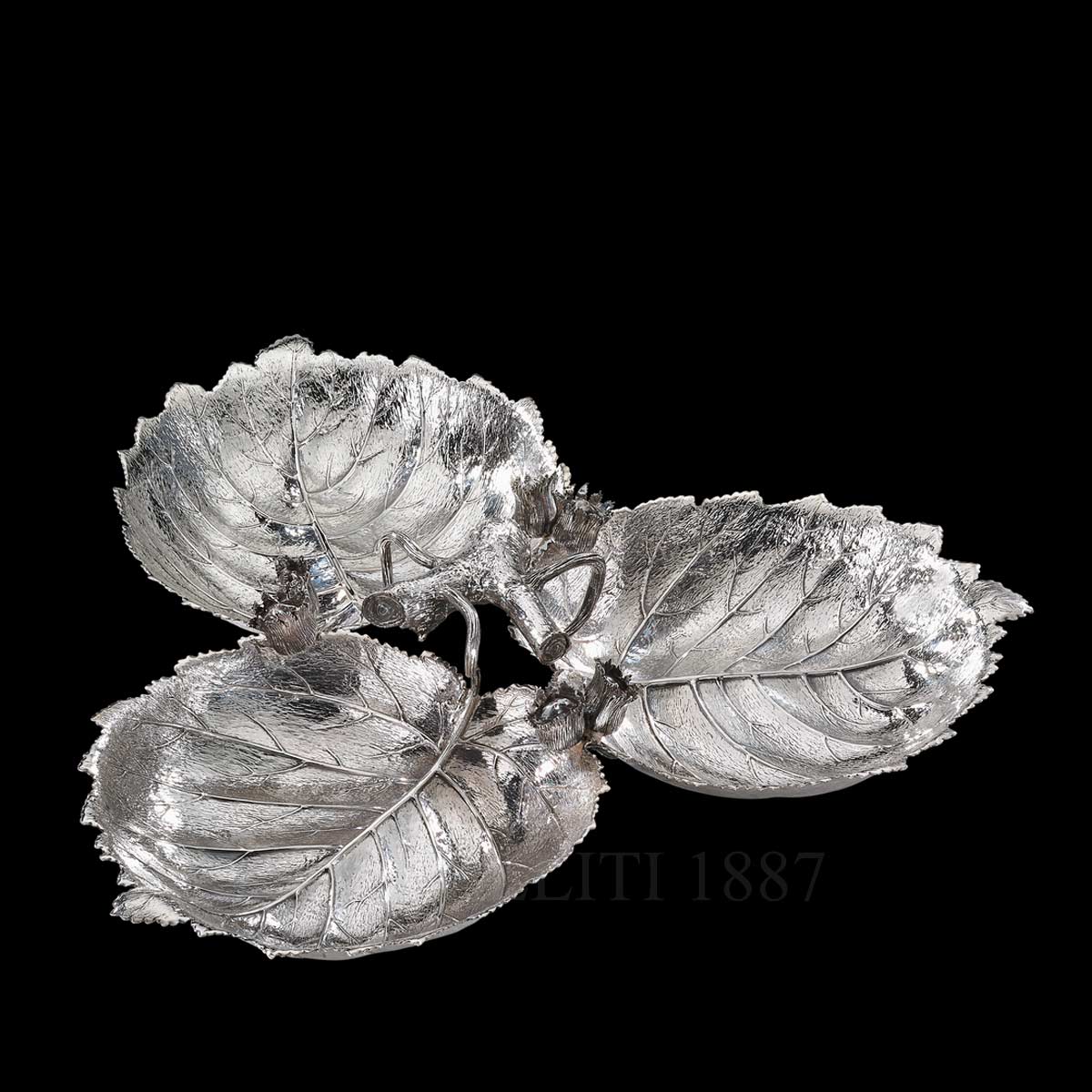 BUCCELLATI Buccellati 3 Hazel Leaves Centerpiece Large 2