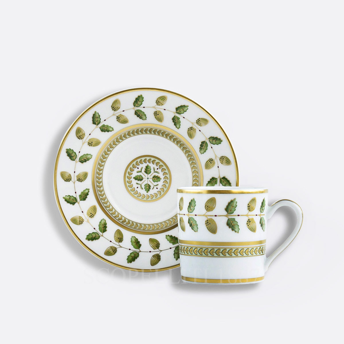 Bernardaud Bernardaud Constance Coffee Cup and Saucer 2