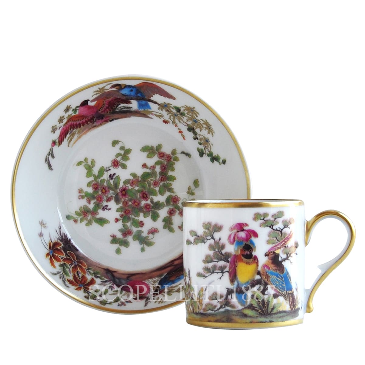 Bernardaud Litron Cup Aux Perroquets A.M.Royale 1
