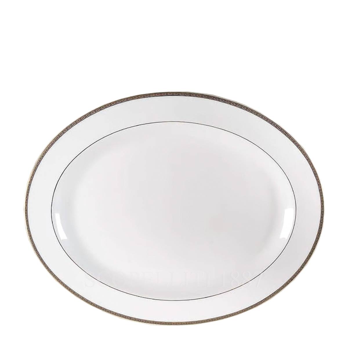 Christofle Christofle Metropolis Gris Oval Platter 1