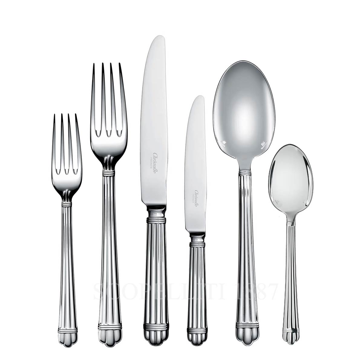 Christofle Christofle Aria 36 pcs Silver Plated Cutlery Set 1