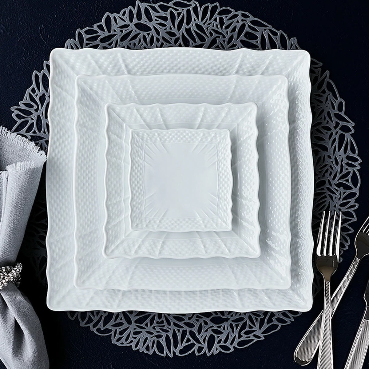 GINORI 1735 Ginori 1735 Squared Plate 15x15 Vecchio Ginori 2