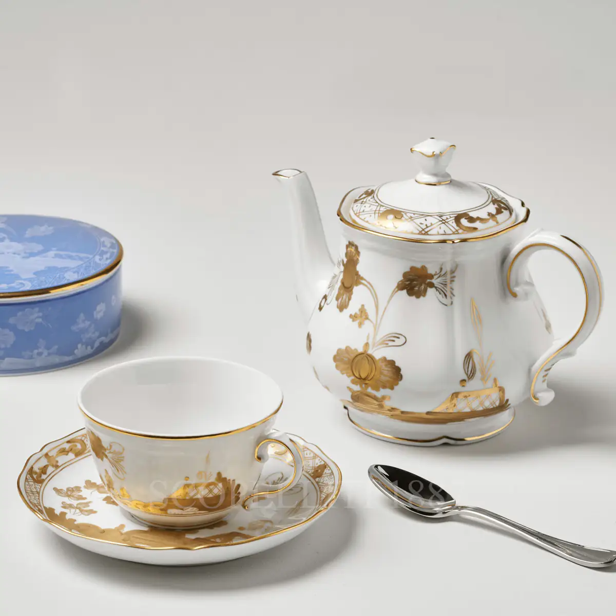 GINORI 1735 Ginori 1735 Oriente Italiano Aurum Tea Cup and Saucer 2