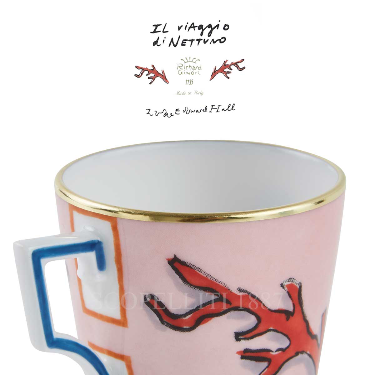 GINORI 1735 Ginori Coffee Cup il Viaggio di Nettuno - Set of 2 3