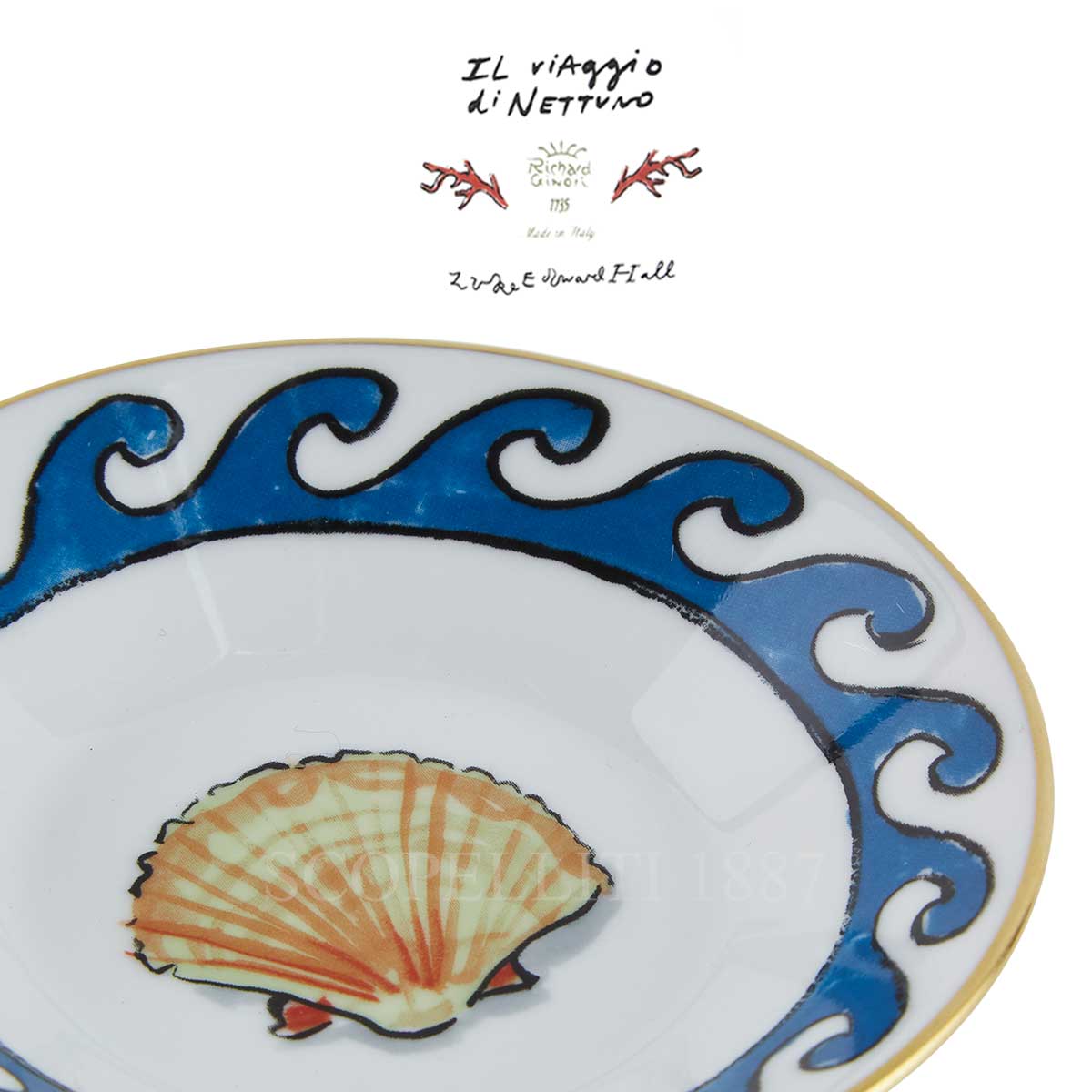 GINORI 1735 Ginori Coffee Cup il Viaggio di Nettuno - Set of 2 4