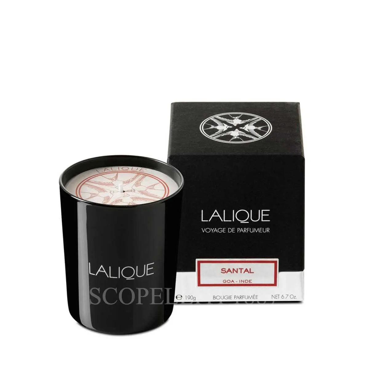 LALIQUE Lalique Voyage de Parfumeur Scented Candle Santal 1