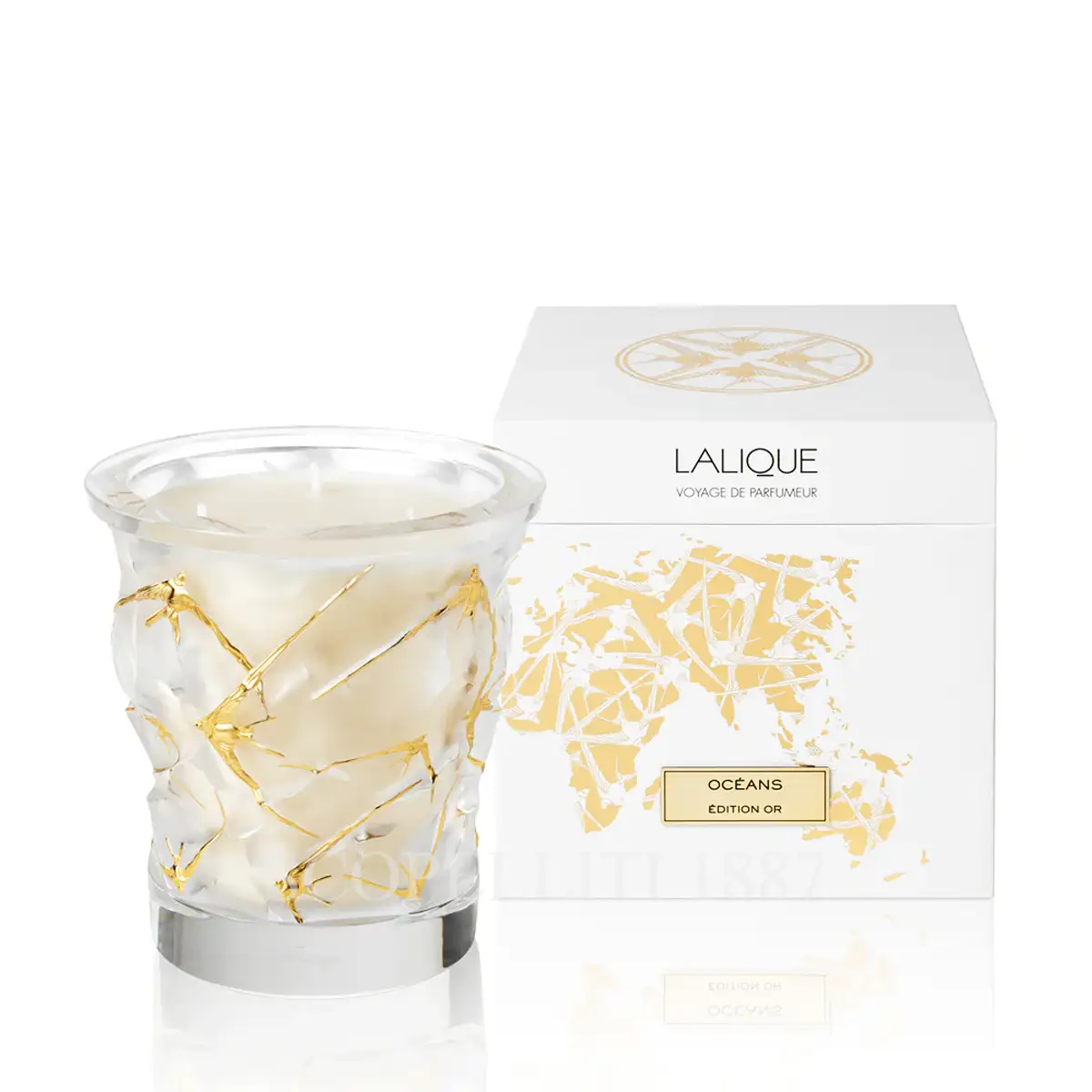 LALIQUE Lalique Oceans Scented Candle Gold Edition 2