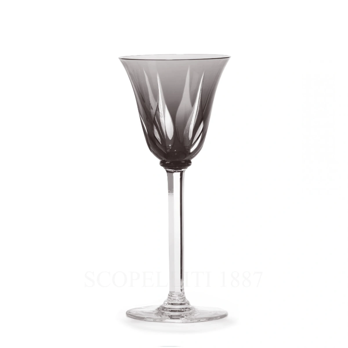 SAINT LOUIS Saint Louis Cerdagne Hock Wine Glass Grey 1