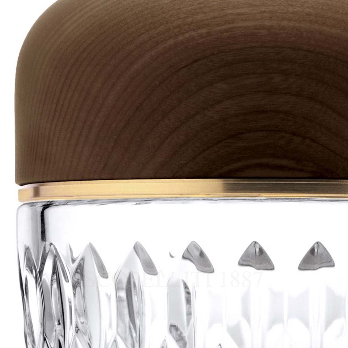 SAINT LOUIS Saint Louis Folia Portable Lamp Dark Ash Wood 2