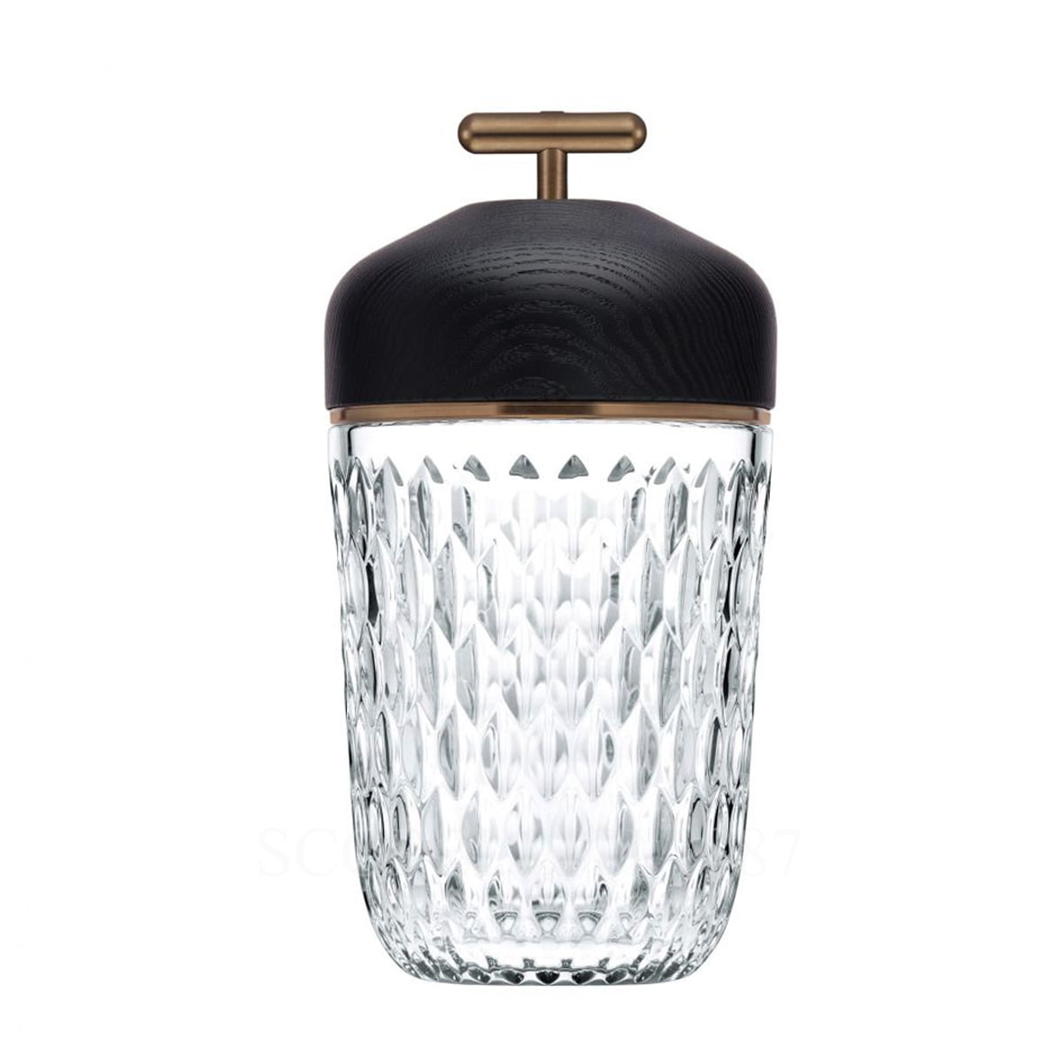 SAINT LOUIS Saint Louis Folia Black Wood Portable Lamp 1
