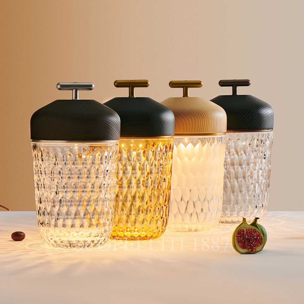 SAINT LOUIS Saint Louis Folia Black Wood Portable Lamp 3